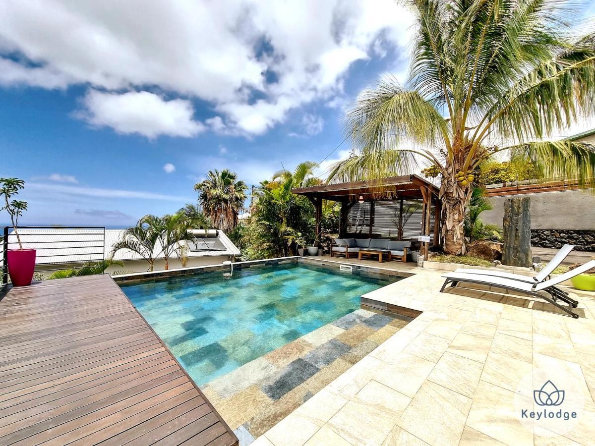 Villa O Baobhai Classee 4 Etoiles - Pisicine Privee Et Vue Mer - Saint-Pierre Exteriér fotografie